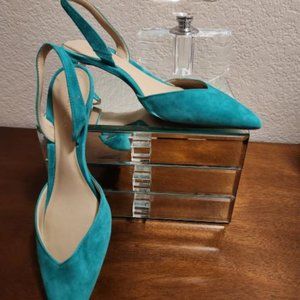 Suede Slingback Pump